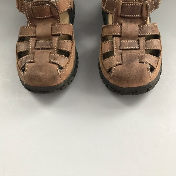Tommy Hilfiger Kids Vintage Leather Toddler Fisherman Sandal 9.5M Comfort Rare